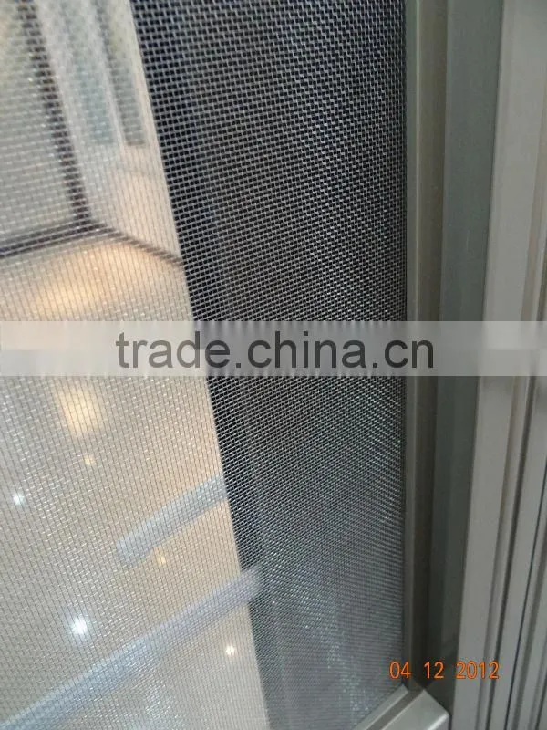 Wanjia plastic pvc security screen doors mesh