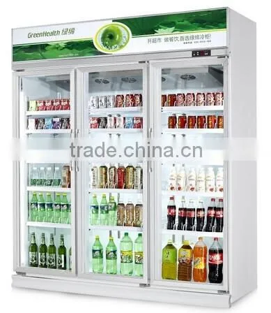 customized drink display fridge