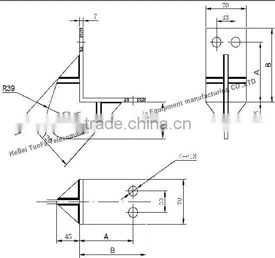 overhead line accessories-galvanized iron channel beam