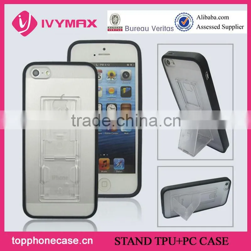 Hybrid TPU+PC Mobile Phone Case for Apple iPhone 5