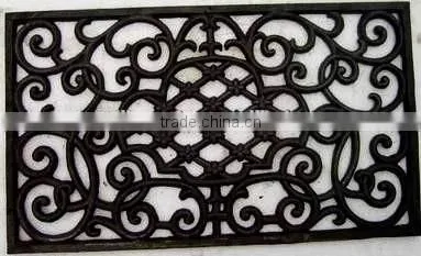 cast iron rectangle doormat decoration
