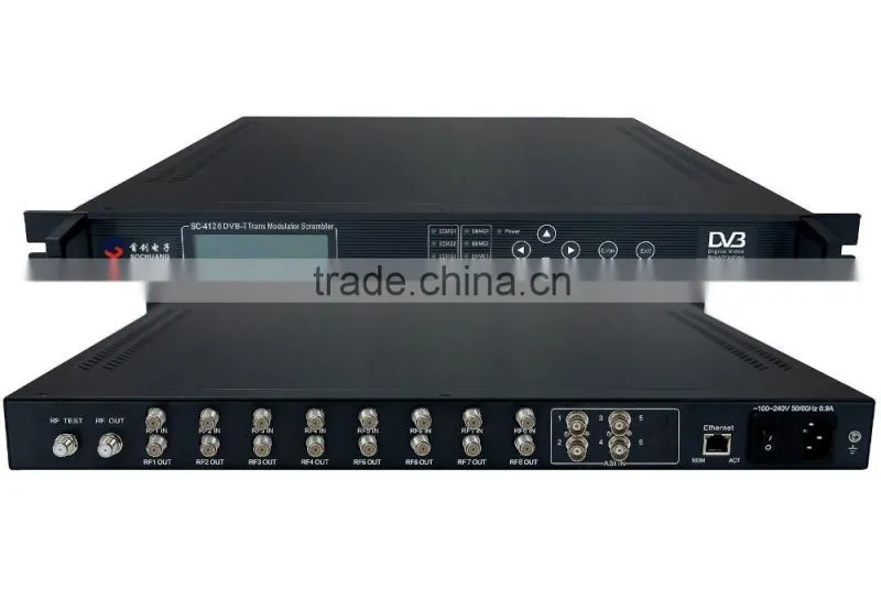 SC-4126 DVB-S/S2 to DVB-T Transmodulator/Transponder/Converter/Modulator