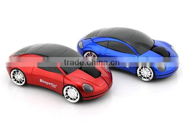 Wireless Custom Logo 2.4Ghz Racing Car Mouse