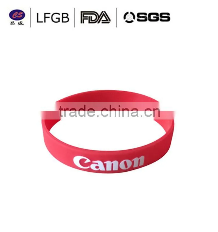 High quality Promotional patented silicone wristband silicone bracelet with cheap price