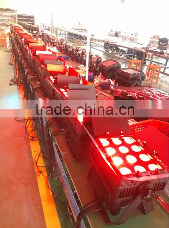 Outdoor dmx control light 12*15W RGB 3 in 1 led par decorated light