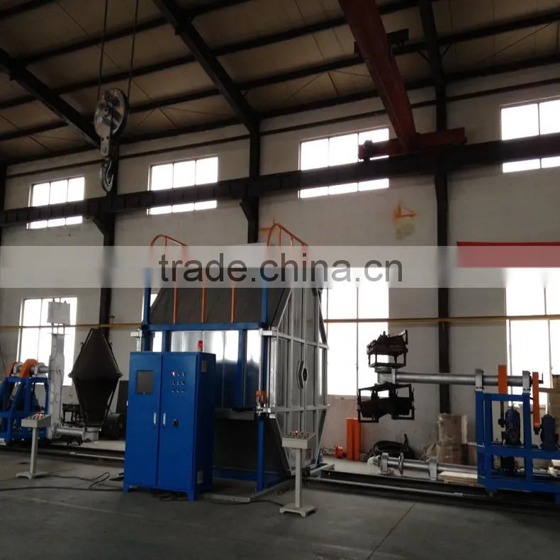 two arms shuttle model rotomolding machine