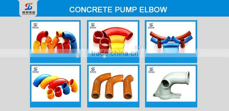 NO 2 elbow for putzmeister concrete pump spare parts