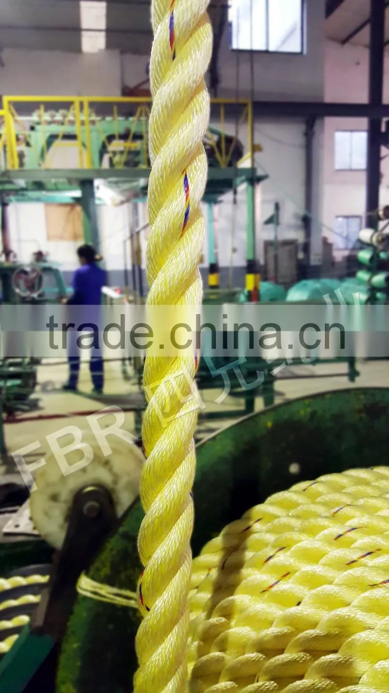 3 strands PP POWERDAN ROPE DANLINE TWISTED ROPE