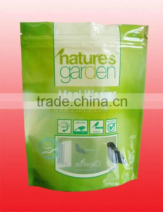 stand up pouch with zip lock