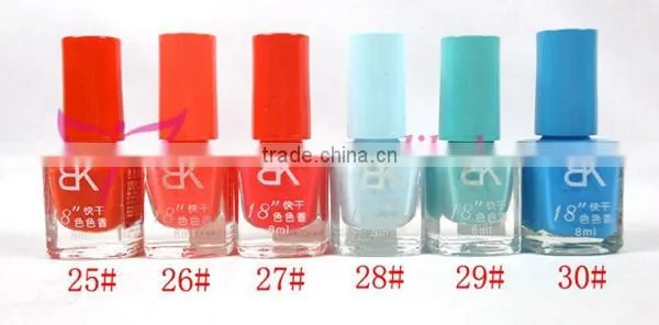 Cheap Wholesale BK 8ml nail polish for nail art