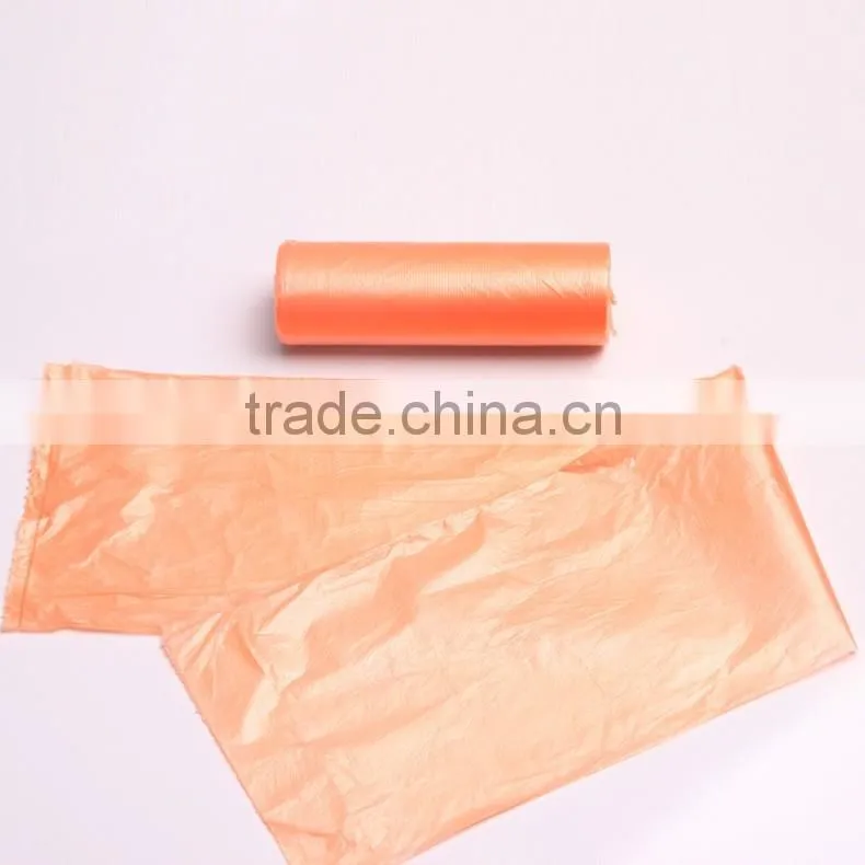 Colorful plastic garbage bag/trash bag HDPE can liner