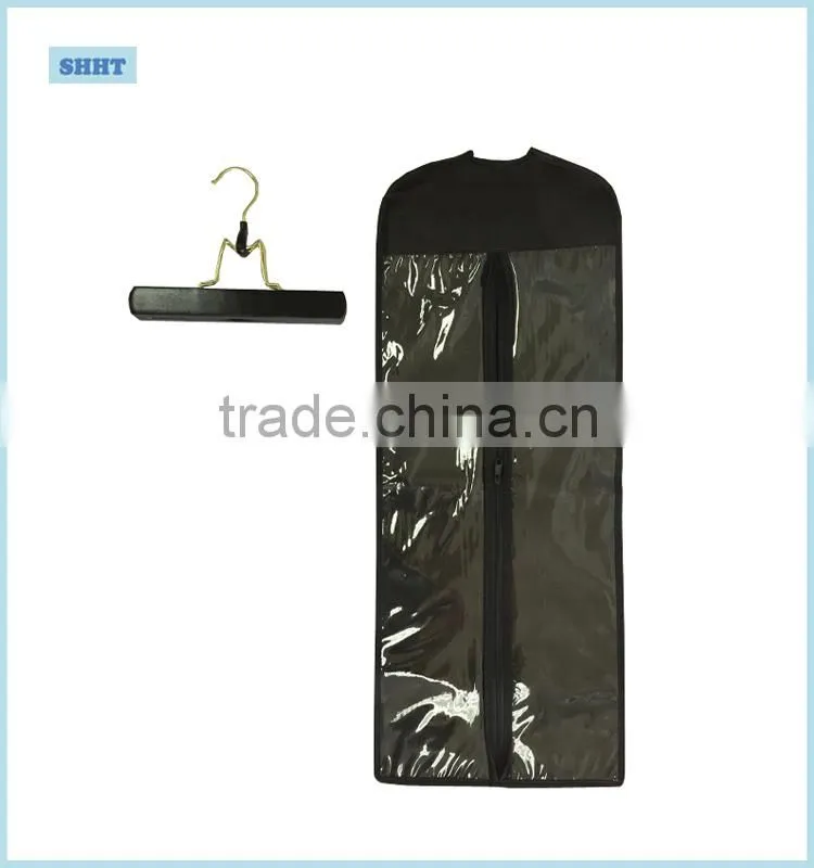 hair extension bag with hanger and packaging box with logo