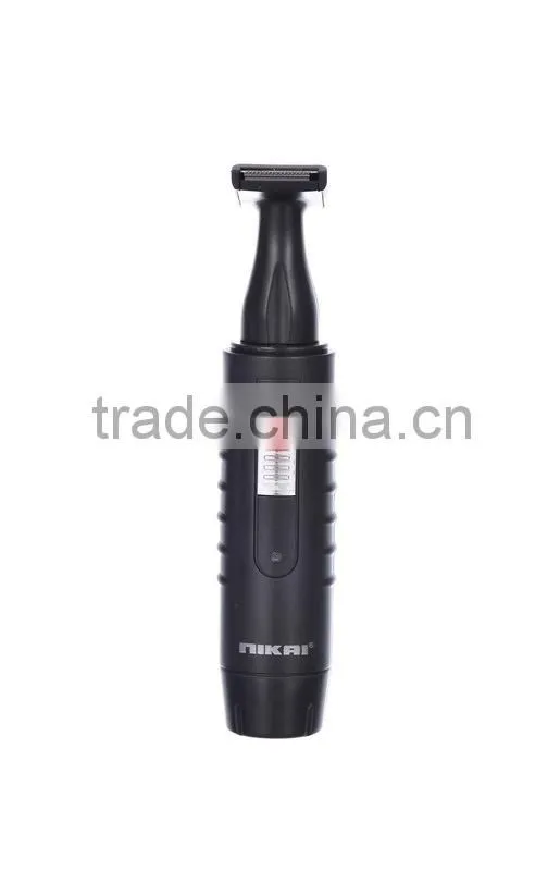 2 in 1 cheap NIKAI manual mini nose and ear hair trimmer