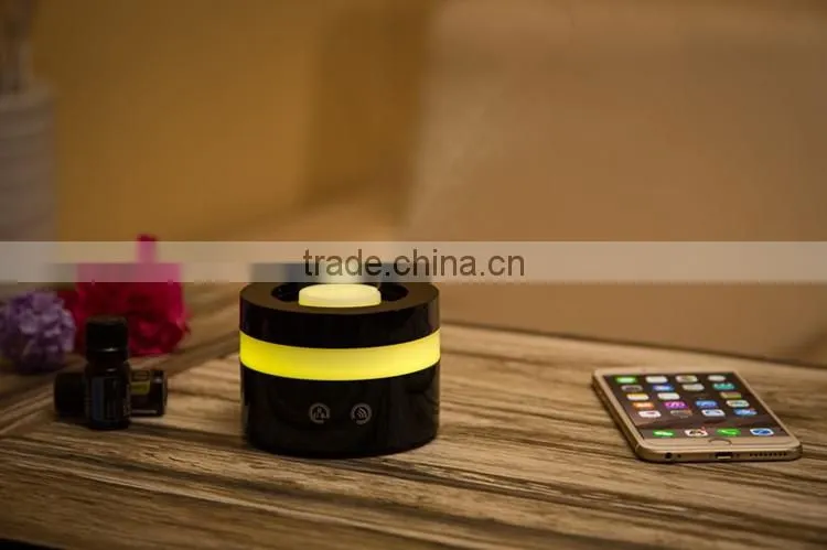 Eco Friendly Air Purifiers With Romantic Colorful Night Light Glass Aroma Diffuser