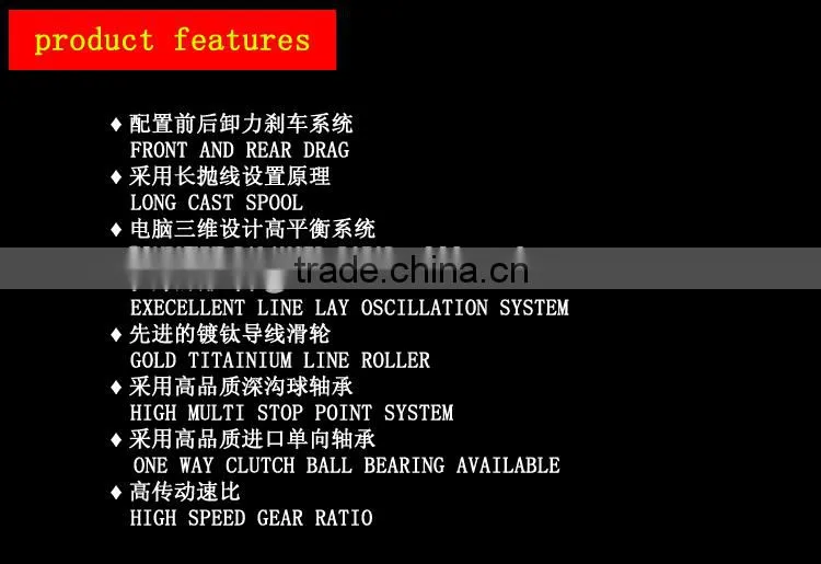 Wholesale! china fishing tackle Spinner reel