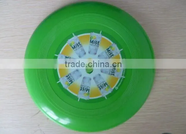 Customer round plastic dog frisbee toys