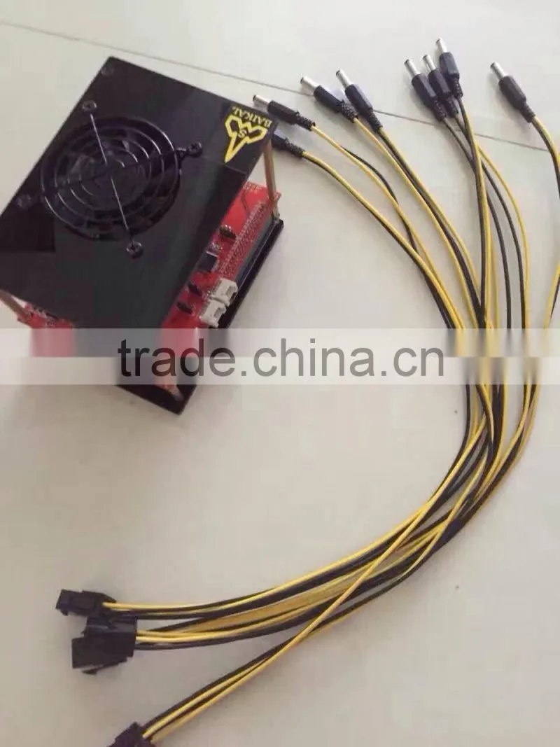 120M/S ETH miner Ethereum Dash / DarkCoin X11 Multifunction ore chip R9 380 4G card * 6 eth miner litecoin miner