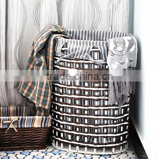 Widely popular collapsible household canvas laundry basket