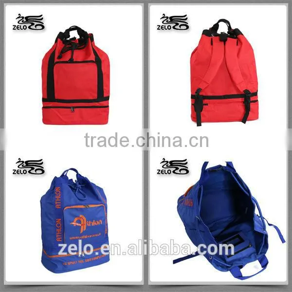 big volume custom sports backpack with shoe compartment