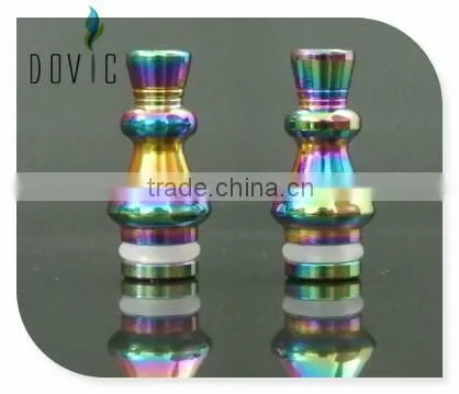 Dovic various styles stainless steel drip tips rainbow drip tips 510