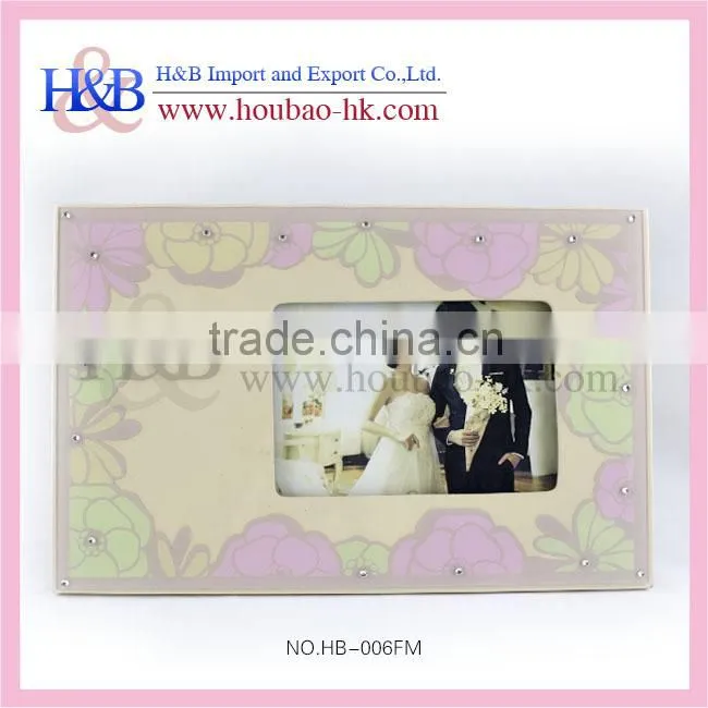 Lovely 8*12 Inch Acrylic Colorful Daughter Photo Frame