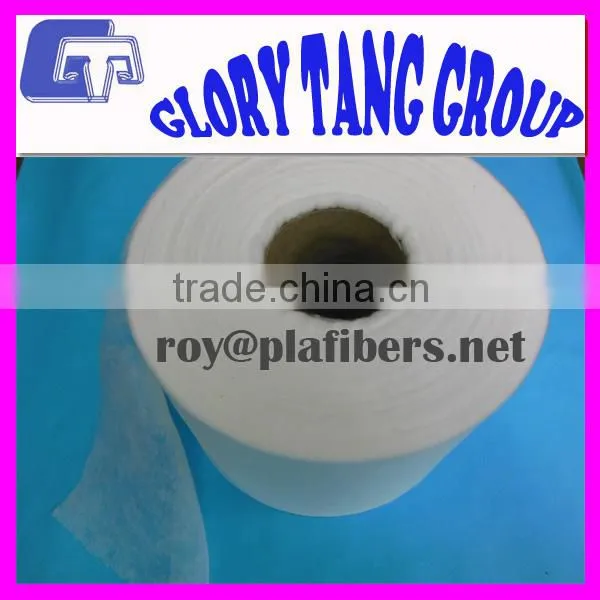biodegradable PLA thermal bonded nonwoven fabric for diapers, sanitary napkins