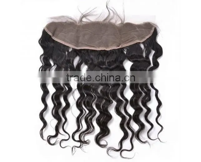 no moq cheap free part deep wave human hair lace frontal closure in stock