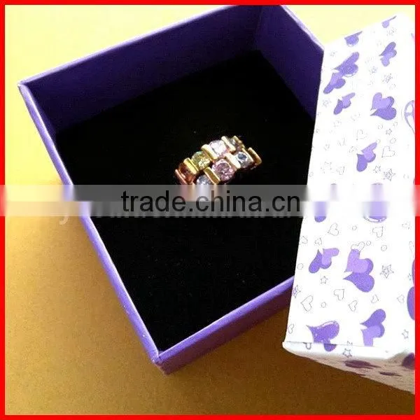 Decorative High Quality Cardboard Jewelry Storage Boxes