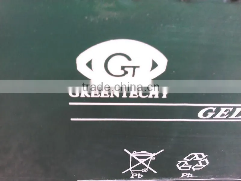 Green shell solar battery,gel battery 12V230AH