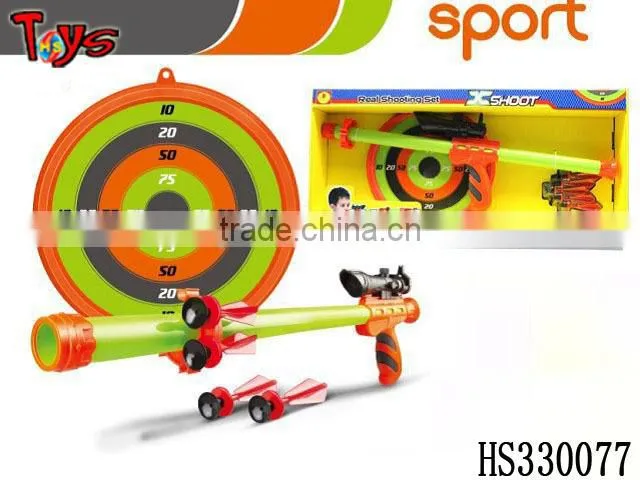blowing practice laser gun with target