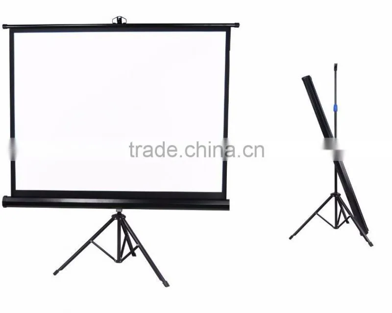 Portable folded tripod for Tripod Screen with Stand Matte White Ratio 4:3/16:9/16:10 large size outdoor tripod projection screen