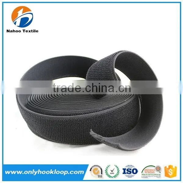 Elastic hook and loop strap with buckle / hook and loop adjustable strap
