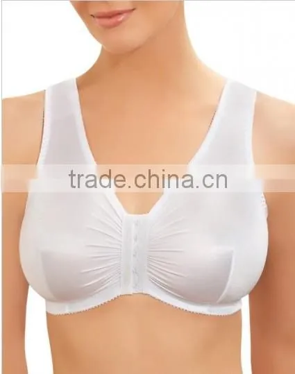 hot sell fancy women underwear front closure nursing bra