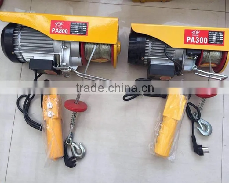 Portable mini crane hoist with the compacity of 100-1000 Ton