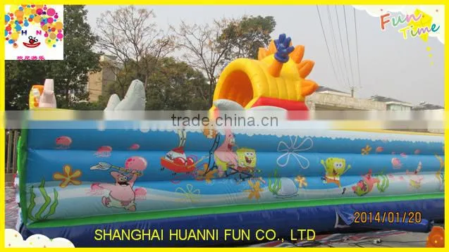 2015 customized PVC inflatable castle