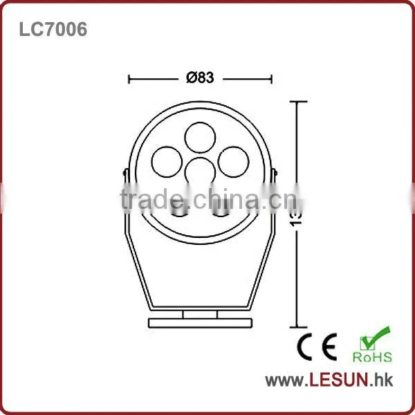 Hot sales 6W color led under water pool light LC7006