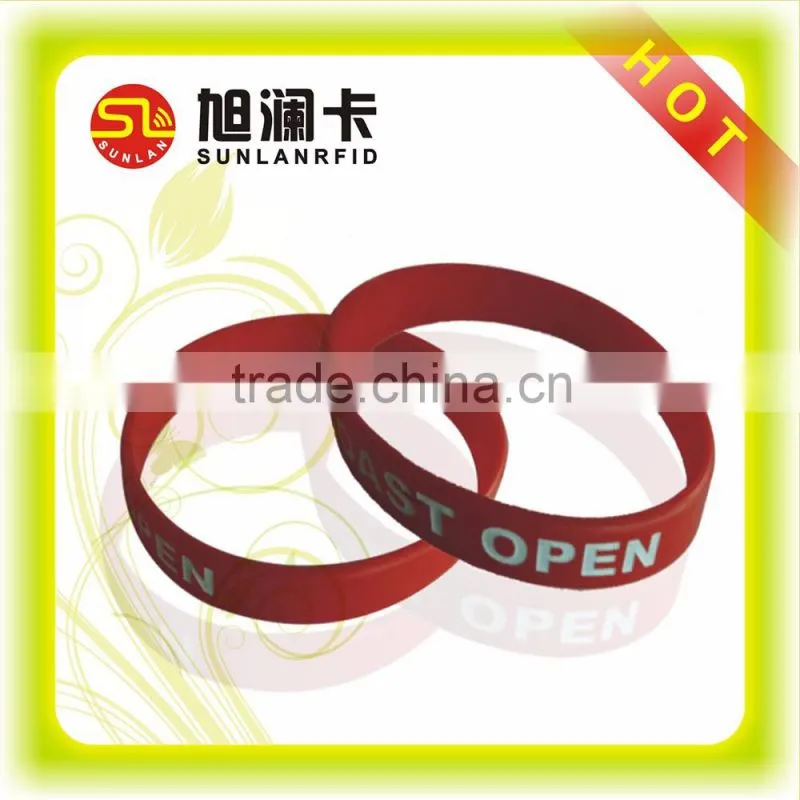 RFID silicone bracelets, Access control RFID wristbands/Paper Bracelets/Soft PVC Wristbands