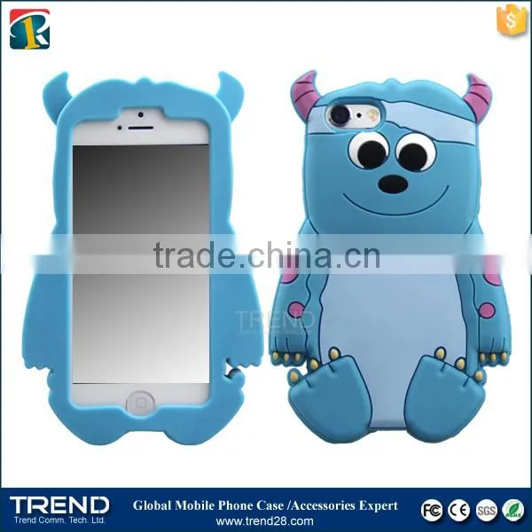 for iphone 6 6s monster cute cartoon silicon case