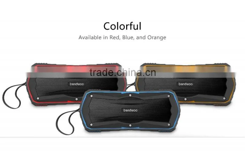 timekeeper trendwoo waterproof bluetooth speaker support hands free