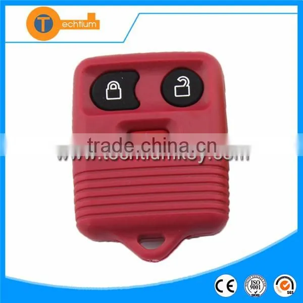 abs red remote key blank without logo no blade for ford mustang explorer fiesta