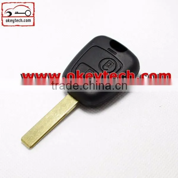 High Quatity Citroen remote key shell for C5 2 button With logo VA2 307 blank Car Key Citroen romote key shell
