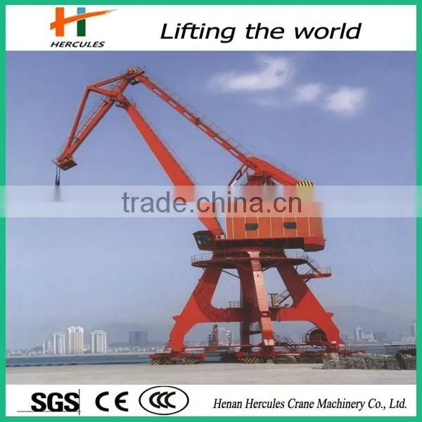 360 Degree Rotating Unloading Offshore Port Crane