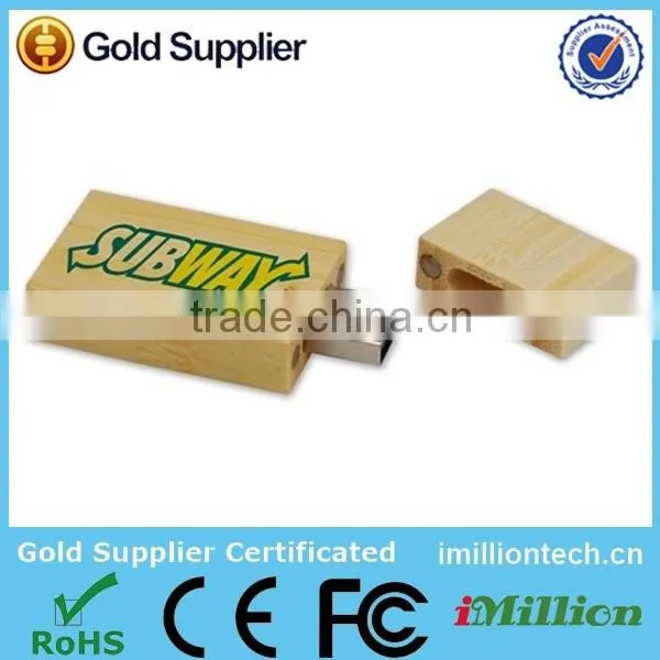 8gb custom bamboo usb 2.0 thumb drive 4gb wooden usb flash memory stick 16gb