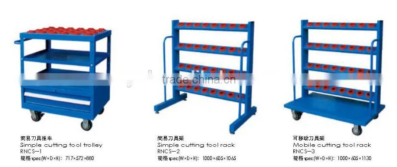 metal industrial roller cutting tool trolley