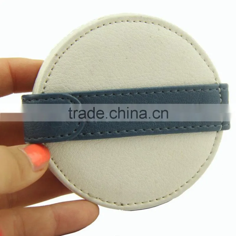 Fine Workmanship Round Folding Factory Price PU Pocket Mirror