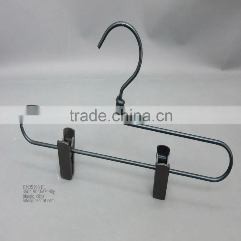 HH ctopper gold finishing metal metal coat expandable clip clothes hanger adjustable clothes hanger