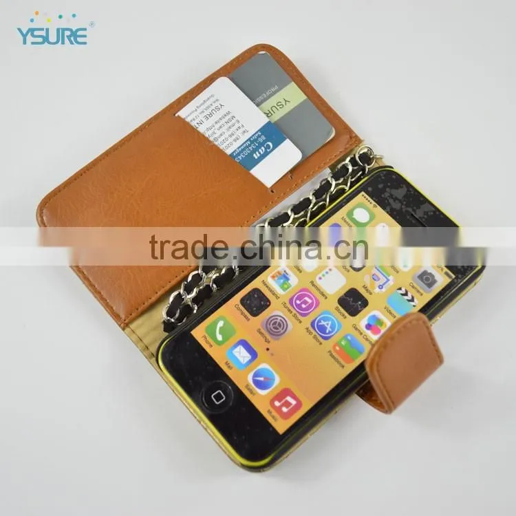 Hot style customized leather cell phone case with strap for Motorola Moto G 4G