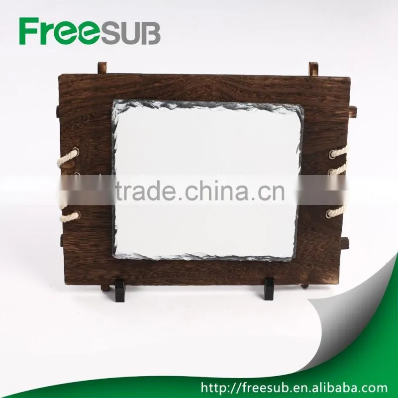 Hot sale DIY photo rock slate blank sublimation custom slate coasters