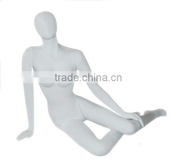 Fashion doll new fiberglass female mannequin sitting dummy doll female sale plastic women sex doll plastic model doll HZ-1912