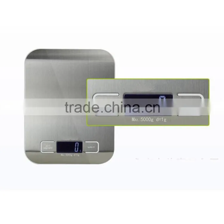 stainless steel platform electronic slim digital kitchen scale